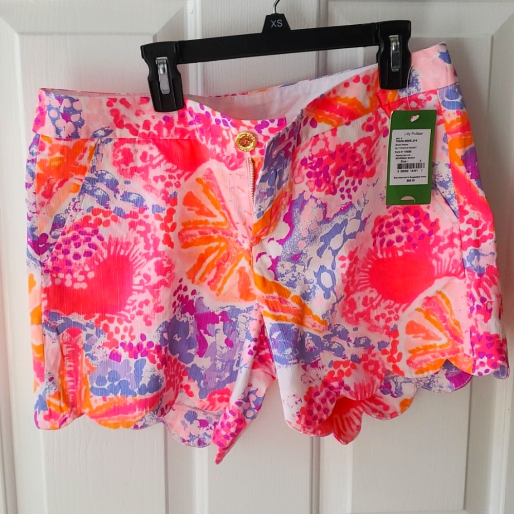 Lilly pulitzer paradise pin bohemian beach shorts